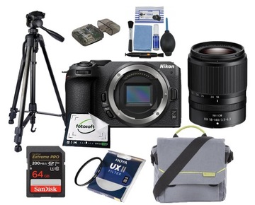 Aparat Nikon Z30 + Nikkor Z DX 18-140mm f/3.5-6.3 VR - zestaw 2XL NOWY / 4K