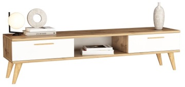 Szafka RTV Loft stojąca 120cm Skandynawski Wotan/B