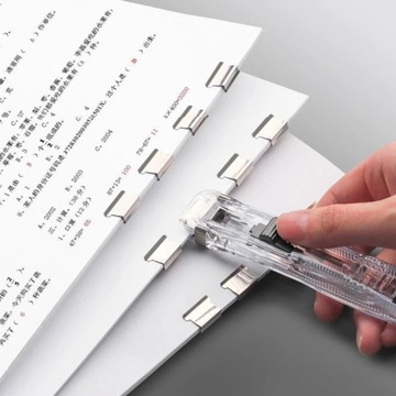 Держатель скрепки для бумаг, диспенсер для зажимов, многоразовый степлер, многофункциональный