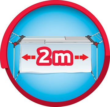 СУШИЛКА ДЛЯ ОДЕЖДЫ VILEDA Infinity flex 3 м XXL