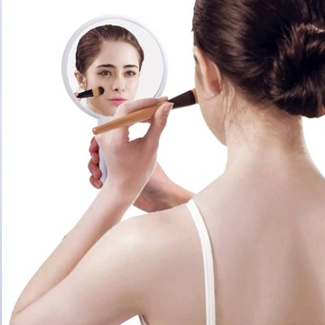 LUSTRA ŁAZIENKOWE DWUSTRONNE LED POWIĘKSZENIA 15X