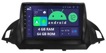 RADIO 2DIN NAWIGACJA ANDROID FORD KUGA MK2 ESCAPE 4/64 GB DSP CARPLAY