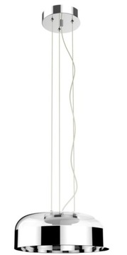 LAMPA WISZĄCA SZKLANA NAD STÓŁ ŻYRANDOL CHROM LED