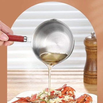 Мини-кастрюля для подогрева сливочного масла 300 мл Масло 304, сталь Р6