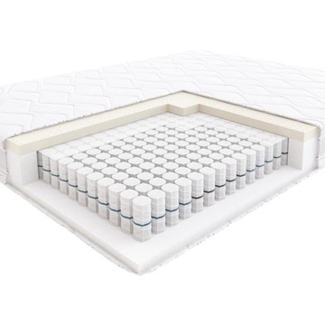 Materac 90x200 Tango HILDING Velvet twardy sprężynowy