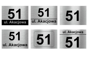 Адресная табличка НОМЕР ДОМА | 30х40см | перманентная УФ-печать | самоклеящийся