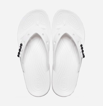 CROCS JAPONKI BIAŁE WSUWANE NA LATO 38-39 1S2A