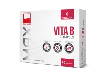 Max Vita B Complex, 60 таблеток, набор витаминов B Complex