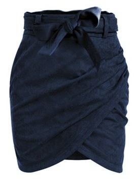 ЗАМШЕВАЯ ЮБКА, РЕМЕНЬ С РИБЛИЧНОЙ ЧАСТЬЮ, M38