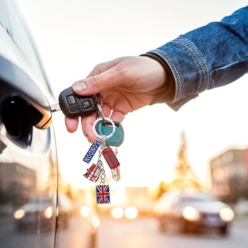 Кольцо с флагом Юнион Джек