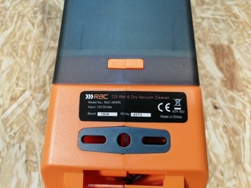 АВТОМОБИЛЬНЫЙ ПЫЛЕСОС БЕЗРЕШИВОЧНЫЙ RAC 12V