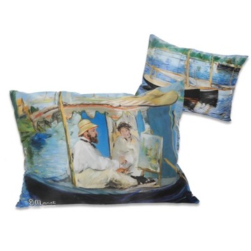 Poduszka z wypełnieniem/suwak - E. Manet (CARMANI)