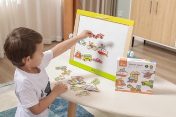 НАБОР ДЕРЕВЯННЫХ МАГНИТОВ VIGA ДЛЯ ДОСОК, ХОЛОДИЛЬНИКА, АВТОМОБИЛЕЙ, 20 ШТ.