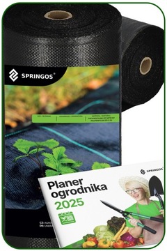 GRUBA AGROWŁÓKNINA Antychwastowa 135g AGROTKANINA 1,1x50m CZARNA na CHWASTY
