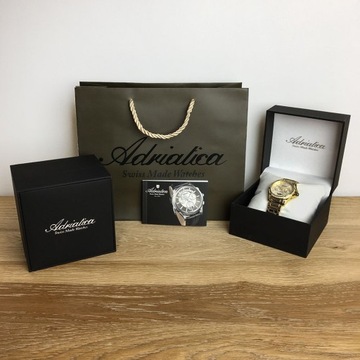 Часы-браслет Adriatica A3420.1111QFZ Многофункциональные Swarovski Swi