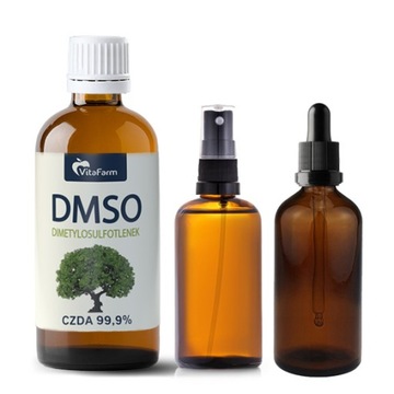 DMSO 500ml zestaw z atomizerem i pipetą CZYSTY