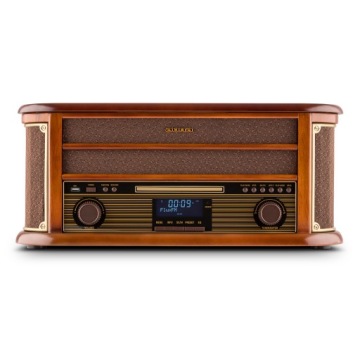 Стереосистема Auna Belle Epoque 1908, LP CD MP3