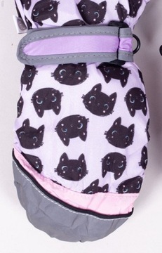 YoClub Rękawiczki Zimowe Narciarskie dłoń 14 cm