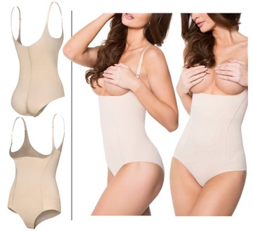Body wyszczuplające MODELUJĄCE Julimex 219 XXL beż