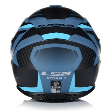 МОТОЦИКЛЬНЫЙ ШЛЕМ LS2 FF800 STORM II RACER + PINLOCK + BLENDA ECER 22.06