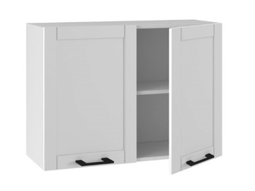 Szafka wisząca do kuchni 80 cm TESA biała ramka