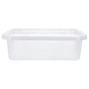 Пластиковый ящик, прозрачный контейнер, 4,5л, закрытый органайзер.