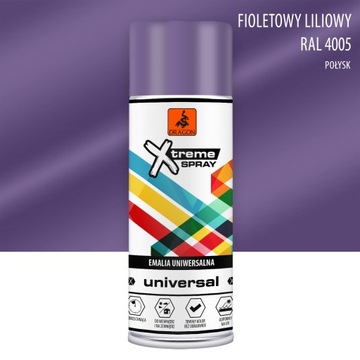 Farba w sprayu uniwersalna FIOLET LILIOWY RAL 4005