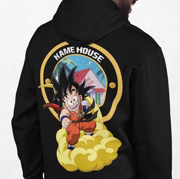 BLUZA Z KAPTUREM DRAGONBALL KAME HOUSE GOKU