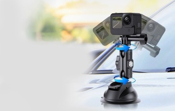 КРЕПЛЕНИЕ TELESIN 360 С ПРИСОСКОЙ ДЛЯ ТЕЛЕФОНОВ, СПОРТИВНЫХ КАМЕР GOPRO OSMO