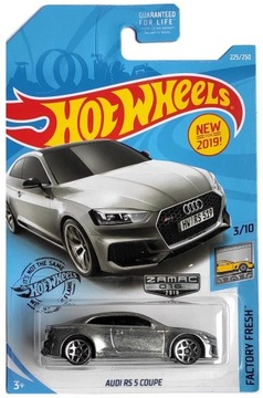 HOT WHEELS AUDI RS 5 COUPE ZAMAC 016 FACTORY FRESH 3/10 1:64 NOWY !!!