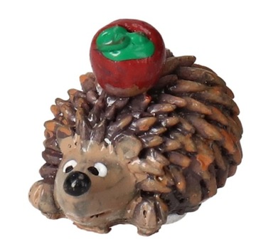 JEŻ DEKORACYJNY FOGURKA OZDOBA JESIEŃ STROIK 1SZT