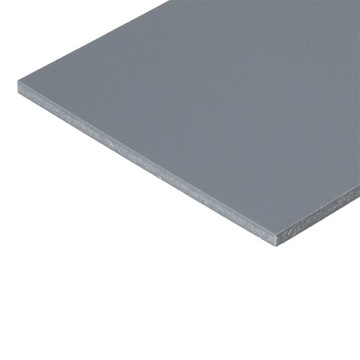 ПВХ ПВХ ЖЕСТКИЙ СЕРЫЙ 49X49 см ПВХ 3 мм