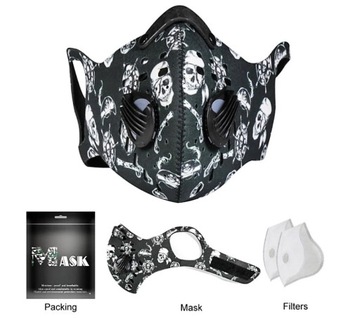 GLORSUN SPORTS АНТИСМОГОВАЯ МАСКА + 2 ФИЛЬТРА