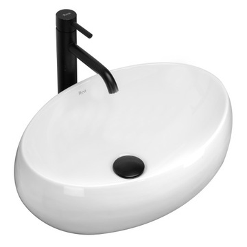 Umywalka Ceramiczna Nablatowa Owalna Linda Rea