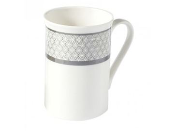 LaNova kubek porcelana Round HYPNO Silver 290ml