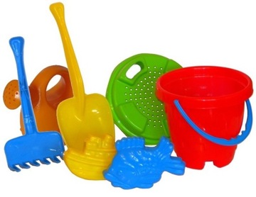 ZABAWKI DO PIASKU PIASKOWNICY WIADERKO FOREMKI 7EL