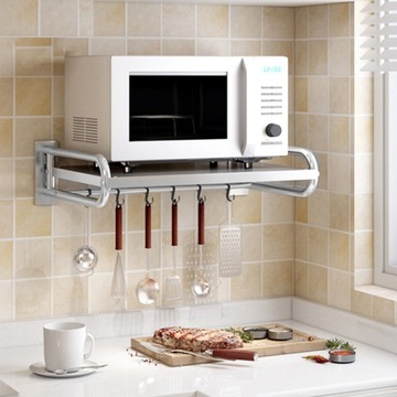 НАСТЕННАЯ ПОЛКА ДЛЯ МИКРОВОЛНОВОЙ ПЕЧИ КУХОННАЯ ПОЛКА ДЛЯ ХРАНЕНИЯ