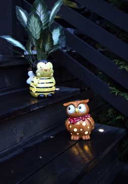 Шведское украшение Owl LED SOLAR IP44