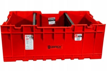 КОРОБКА С ОТДЕЛЕНИЯМИ QBRICK System ONE 2.0 BOX PLUS RED ULTRA HD #