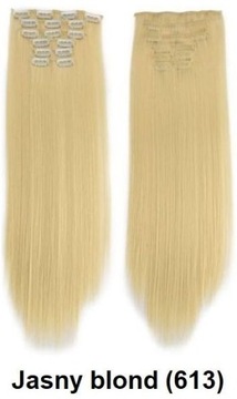 Наращивание черных волос CLIP IN 60см типа NATURAL