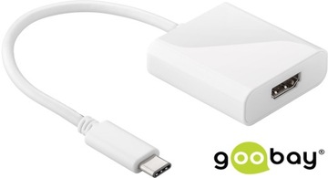 Adapter USB-C na gniazdo HDMI 1.4 1080p Goobay