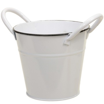 DONICA DONICZKA OSŁONKA METALOWA WIADERKO NA KWIATY TRAWĘ