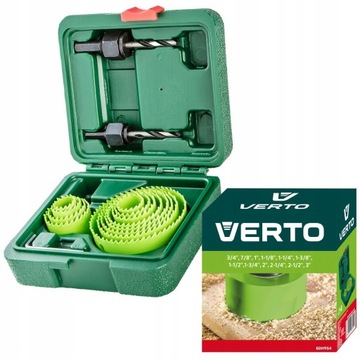 VERTO OTWORNICE BIMATAL DO METALU I DREWNA 14 el. 60H954 ZESTAW 19-76 mm