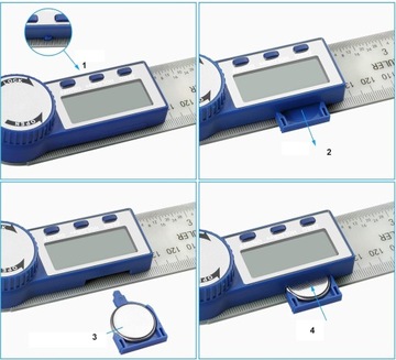 Электронный цифровой транспортир 200 мм 360°