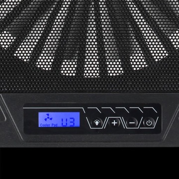 ОХЛАЖДАЮЩАЯ ПОДСТАВКА 1 ДЛЯ НОУТБУКА LED RGB 17 ДЮЙМОВ