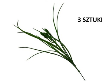 GAŁĄZKA DEKORACYJNA TRAWA GAŁĄZKI TRAWY KOMPLET 3