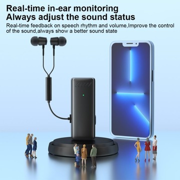 Мини-беспроводной петличный микрофон для мобильных устройств