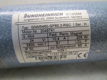Двигатель вилочного погрузчика JUNGHEINRICH GNM 5460-GP80.3 RSC 2049741
