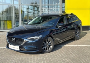 Mazda 6 III Sport Kombi Facelifting 2018 2.0 Skyactiv-G 145KM 2021 Mazda 6 2.0 SKYACTIV-G 145KM SkyMOTION SerwisASO SalonPL FV23 2.0 Benzyna, zdjęcie 1