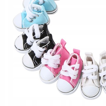 КУКОЛЬНАЯ ОБУВЬ МИНИАТЮРНЫЕ КРОССОВКИ НА ШНУРОВКЕ 5,2 см 10 пар